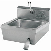 7-PS-30 Advance Tabco, Hand Sink w/ Hands Free Knee Valve Splash Mount Faucet