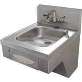 7-PS-46 Advance Tabco, Hand Sink w/ Splash Mount Faucet, Towel & Soap Dispenser