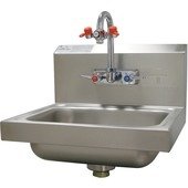 7-PS-55 Advance Tabco, Hand Sink w/ Splash Mount Faucet (Eye Wash)