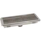 FTG-1260 Advance Tabco, 12" Stainless Steel Grate Floor Trough