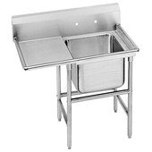 93-61-18-36 Advance Tabco, 60" One Compartment Sink w/ 1 Drainboard, Standard