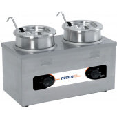 6120A-ICL Nemco, 4 Quart Double Well Electric Food Warmer, 700 Watt