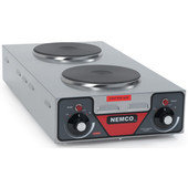 6310-3-240 Nemco, 3,000 Watt Electric Countertop Range, Double Burner
