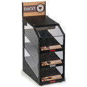 6655 Nemco, 10" Countertop Grab 'N Go Heated Display Merchandiser w/ 3 Shelves