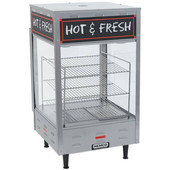 6455-2 Nemco, 22" Countertop Pass-Thru Heated Display Case w/ 3 Shelves