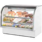 TCGG-60-HC-LD True, 60" Curved Glass Refrigerated Deli Display Case