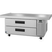 CR60A Hoshizaki, 60" 2 Drawer Refrigerated Chef Base Refrigerator, Low Profile, Steelheart Series