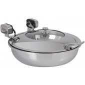 2472-6/36 Spring USA, 4 Quart Round Sauteuse Chafer, Induction Ready, Vision Series