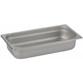 522-66/13 Spring USA, 1/3 Size Stainless Steel Steam Table Pan, 2 1/2" Deep