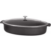 8270-8/38 Spring USA, 4.5 Quart Oval Non-Stick Induction Braiser, Titanium Black