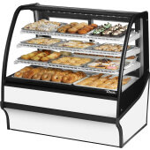 TDM-DC-48-GE/GE-S-S True, 48" Curved Glass Dry Bakery Display Case