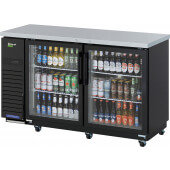 TBB-24-60SGD-N Turbo Air, 61" 2 Glass Door Narrow Back Bar Cooler