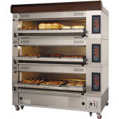 RBDO-23U Radiance, Triple Deck 6 Pan Electric Bakery Deck Oven