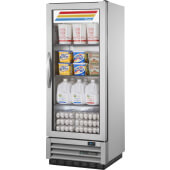 T-12G-HC~FGD01 True, 25" 1 Glass Door Reach-In Refrigerator, T-Series