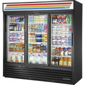 GDM-69-HC-LD True, 78" 3 Slide Glass Door Merchandiser Refrigerator