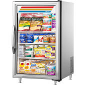 GDM-07-S-HC~TSL01 True, 24" 1 Swing Glass Door Countertop Refrigerated Merchandiser, Stainless Steel