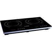 S2F2 Eurodib, 1.8 kW Electric Double Countertop Induction Range Cooker