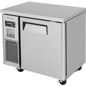 Turbo Air Jur S N Solid Door Undercounter Refrigerator Side