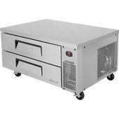 TCBE-48SDR-N Turbo Air, 48" 2 Drawer Refrigerated Chef Base Refrigerator, Super Deluxe Series