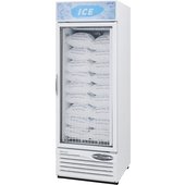 TGIM-23W-N Turbo Air, 27" 1 Glass Door Indoor Ice Merchandiser Freezer