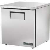 TUC-27-LP-HC True, 27" 1 Solid Door Undercounter Refrigerator, Low-Profile