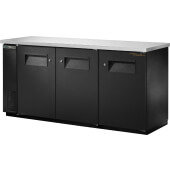 TBB-24-72-HC True, 73" 3 Solid Door Back Bar Cooler