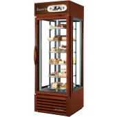 G4SM-23RGS~TSL01 True, 27" 4 Sided Glass Door Refrigerated Merchandiser, Rotating Shelves