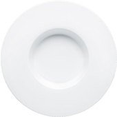 5000012B Bon Chef, 11" Bone China Pasta Plate, White