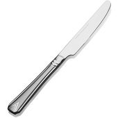 S1312 Bon Chef, 18/8 Stainless Steel 9.85" Gothic Solid Handle European Dinner Knife (12/pkg)