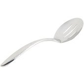 9464HF Bon Chef, 18/8 Stainless Steel 9.75" EZ Use Slotted Banquet Serving Spoon