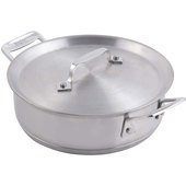 60022 Bon Chef, 1.75 Quart Cucina Casserole Dish, Round, Stainless Steel