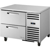 TUC-44D-2-HC~SPEC3 True, 44" 2 Drawer Deep Undercounter Refrigerator, Spec Series