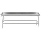 SR-96 Advance Tabco, 96" Stainless Steel Sorting Table