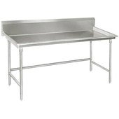 BSR-72 Advance Tabco, 72" Stainless Steel Sorting Table w/ Backsplash