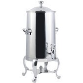 49003C-E Bon Chef, 3 Gallon Insulated Electric Stainless Steel Coffee Urn w/ Chrome Trim