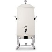 49005C-BIANCO Bon Chef, 5 Gallon Insulated Bianco Finish Stainless Steel Coffee Urn w/ Chrome Trim