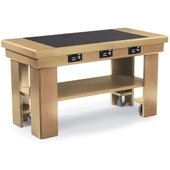 7552280 Vollrath, Clear Maple Induction Buffet Table, 3 Warmers