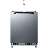 SBC696OS Summit Appliance, 24" Direct Draw Outdoor Beer Dispenser, 1 Keg, 1 Tap