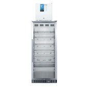 ACR1151-FS24LSTACKPRO Accucold, 24" Single Glass Door Reach-In Refrigerator w/ Stacked Freezer