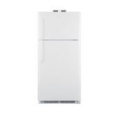 BKRF18W Accucold, 30" Double Door Reach-In Refrigerator / Freezer, White