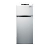 BKRF1159SS Accucold, 24" Double Door Reach-In Refrigerator / Freezer, Stainless Steel, Black, ADA