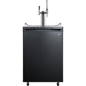 SBC635M7CMTWIN Summit Appliance, 24" Cold Brew Nitro Infused Coffee Dispenser, 2 Taps