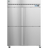 R2A-HS Hoshizaki, 55" 4 Solid Half Door Reach-In Refrigerator, Steelheart Series