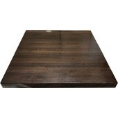 BPO2424-RBWA Oak Street Manufacturing, 24" x 24" Square Butcher Block Solid Wood Table Top w/ Walnut Finish