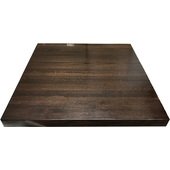 BPO3030-RBWA Oak Street Manufacturing, 30" x 30" Square Butcher Block Solid Wood Table Top w/ Walnut Finish