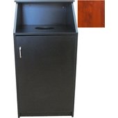 M8510-CH-Unassembled Oak Street Manufacturing, 25 Gallon Food Waste Receptacle, Cherry Finish