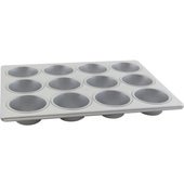 137-1329 FMP, 12 Cup Standard 3 oz. Non-Stick Aluminized Steel Muffin / Cupcake Pan