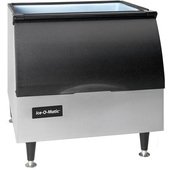 B25PP Ice-O-Matic, 30" 242 Lb Ice Storage Bin, Slope Front Aluminum Exterior