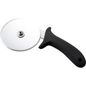 PPC-4 Winco, 4" Pizza Cutter, Stainless Steel w/ Black Handle