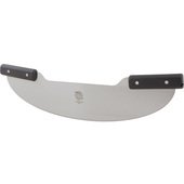 137-1040 FMP, 20" Pizza Rocker Knife, Stainless Steel Blade w/ Black Plastic Handles